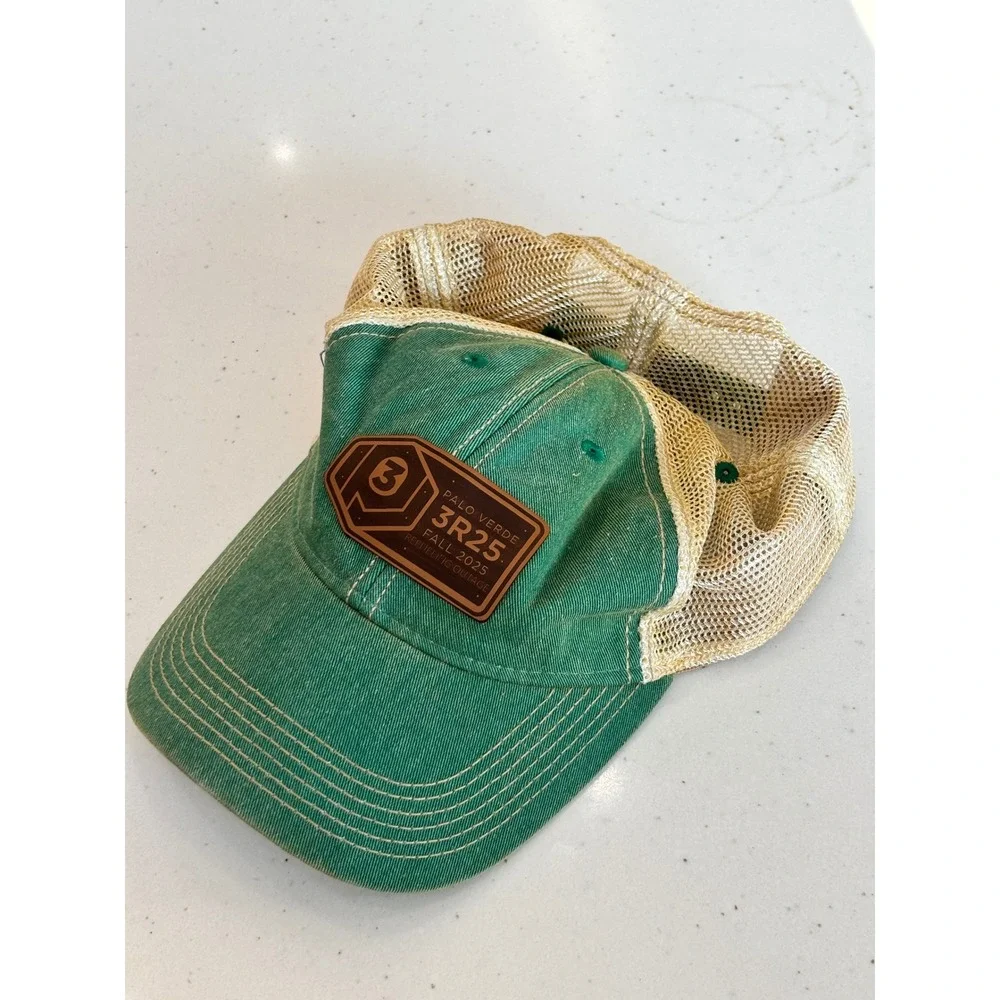 Merrimack Hat Co Palo Verde 3R25 Fall 2025 Green Mesh Trucker Hat Snapback Cap